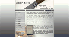Desktop Screenshot of berenyikesek.hu